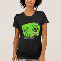 Embrassez-moi que je suis irlandais, chat de cajol t-shirt