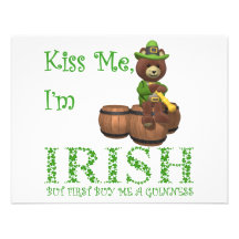 EMBRASSEZ-MOI que je suis IRLANDAIS Bristols Personnalisés