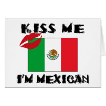 Embrassez-moi que je suis mexicain carte