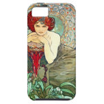 Émeraude de Mucha Coques Case-Mate iPhone 5