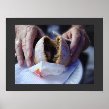Empanada de Carne avec la frontière Posters
