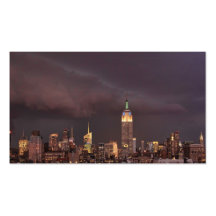 Empire State Building, requin-comme des approches  Cartes De Visite Personnelles