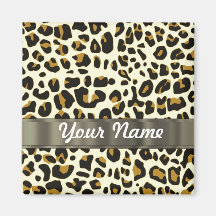 empreinte de léopard magnets