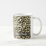 empreinte de léopard tasse à café