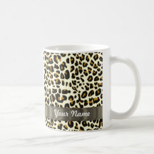 empreinte de léopard tasse à café