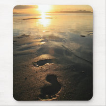 Empreintes de pas Mousepad Tapis De Souris
