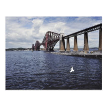 En avant carte postale du R-U de pont de chemin de