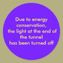 En raison des économies d'énergie, la lumière à l' autocollants