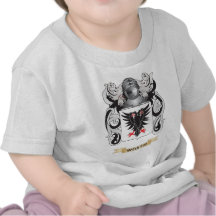 En valeur la crête de famille (manteau des bras) t-shirts