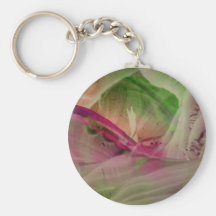 Encaustic Keychain abstrait Porte-clé