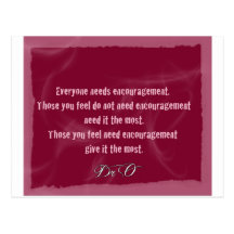 Encouragement Cartes Postales