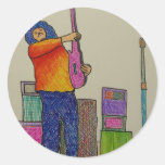 Énergie de guitare par Piliero Adhésifs Ronds