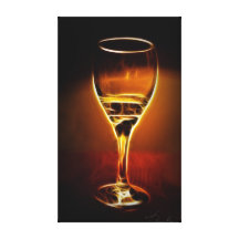 Énergie de vin à l'intérieur des glass_canvas de v toiles tendues