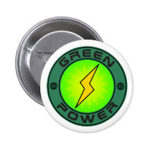 Énergie verte pin's avec agrafe