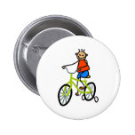 Enfant de bicyclette pin's avec agrafe