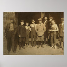Enfant Laborers, 1911 de Lowell, Massachusetts Posters