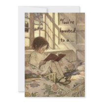 Enfant lisant un livre par Jessie Willcox Smith