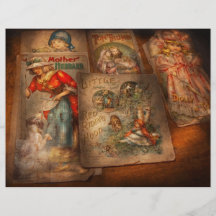 Enfants - livres - contes de fées prospectus avec motif