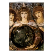 Engel van Verwezenlijking door William Burne-Jones Wenskaarten