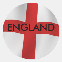 Engeland Ronde Sticker