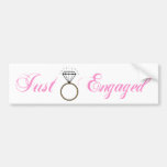 Enkel Bezet (de Verlovingsring van de Diamant) Bumperstickers