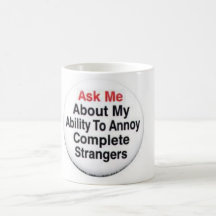 ennuyez les étrangers tasse
