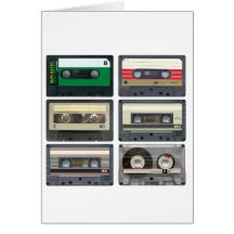 Enregistreurs à cassettes carte de vœux