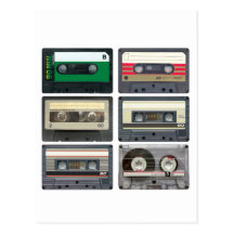 Enregistreurs à cassettes cartes postales