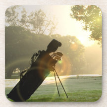 Ensemble de golf de six caboteurs dessous-de-verre