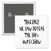 Ensemble nous pouvons défaire l'infection par le H Badges Avec Agrafe