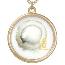 Enso, manière en or pendentifs