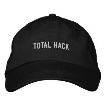 Entaille totale casquette de baseball brodée