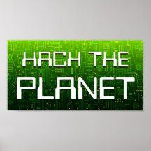 entaillez la planète posters