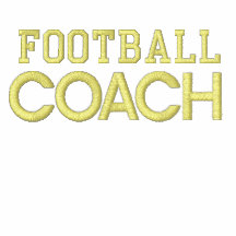 ENTRAÎNEUR DE FOOTBALL AMÉRICAIN POLO BRODÉ