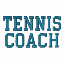 ENTRAÎNEUR DE TENNIS POLO AVEC BRODERIE