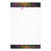 ENVIE STATIONNAIRE PAPIER À LETTRE PERSONNALISÉ