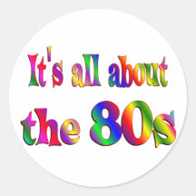 Environ les années 80 autocollants