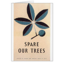 épargnez nos arbres cartes de vœux