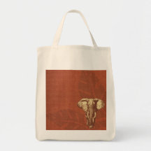 Épicerie de sac fourre-tout à éléphant de safari