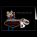 ÉPOUSANT à Las Vegas, avec cette carte d'anneau cartes
