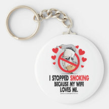 Épouse de tabagisme arrêtée porte-clef