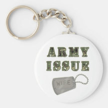 Épouse Keychain de question d'armée Porte-clefs