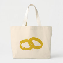 épouser - bagues de fiançailles sac de toile