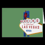 Épouser dans la carte fabuleuse de Las Vegas cartes