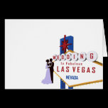 Épouser dans la carte fabuleuse de Las Vegas cartes
