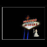 ÉPOUSER en carte postale fabuleuse de Las Vegas cartes postales