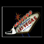 ÉPOUSER en carte postale fabuleuse de Las Vegas cartes postales