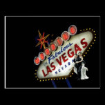 ÉPOUSER en carte postale fabuleuse de Las Vegas cartes postales