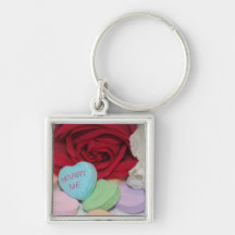 "Épousez-moi" porte - clé de coeur de sucrerie Porte-clefs