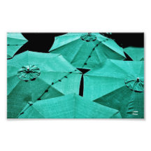 Épreuve photographique de parapluies d'été